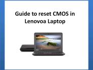 Guide to reset CMOS in Lenovo Laptop