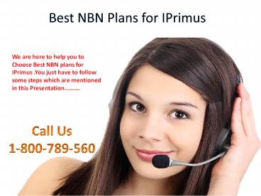 Best NBN Plans for IPrimus