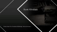 Scott Abraham (Universal) - Experienced Professional