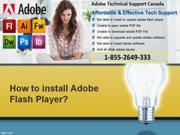 How to install Adobe Flash Player