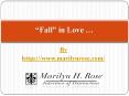 “Fall” in Love PowerPoint PPT Presentation