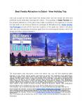 Best Family Attraction in Dubai - View Holiday Trip PowerPoint PPT Presentation