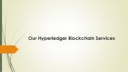 Our Hyperledger Blockchain Services