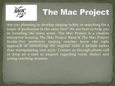 vocal coach melbourne