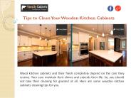 Tips to Clean Your Wooden Kitchen Cabinets