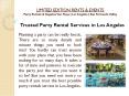 Trusted Party Rental Services in Los Angeles PowerPoint PPT Presentation