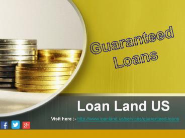 Guaranteed Loans Approval in USA