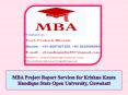 MBA Project Report Services for Krishna Kanta Handique State Open University, Guwahati PowerPoint PPT Presentation