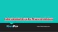 Financial Advisory Firms in Delhi- RiwaPro PowerPoint PPT Presentation