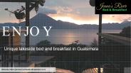 Unique lakeside bed & breakfast in Guatemala