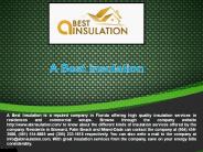 Miami Insulation services