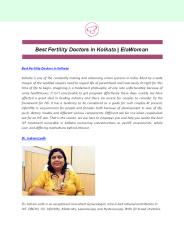 Best Fertility Doctors in Kolkata | ElaWoman