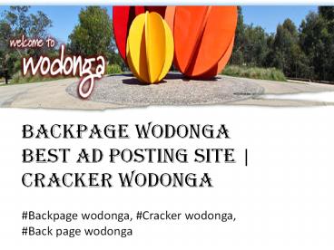 Backpage Wodonga Best Ad Posting Site | Cracker Wodonga