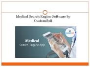 Medical Search Engine Software by CustomSoft