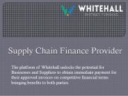 Supply Chain Finance Provider At UK