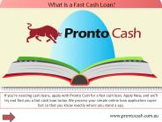 What is a Fast Cash Loan?