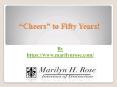 Cheers to Fifty Years PowerPoint PPT Presentation