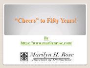 Cheers to Fifty Years
