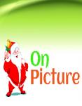 santa on picture PowerPoint PPT Presentation