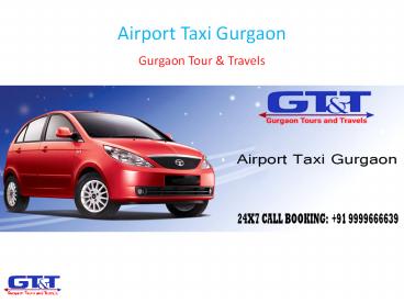 Airport Taxi Gurgaon