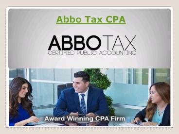 Cpa Tax Preparation Firm in California (2)