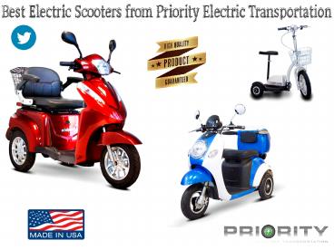 Best Electric Scooters from Priority Electric Transportation
