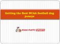 Getting the Best NCAA football dog jerseys PowerPoint PPT Presentation