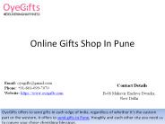 Online Gifts Shop In Pune