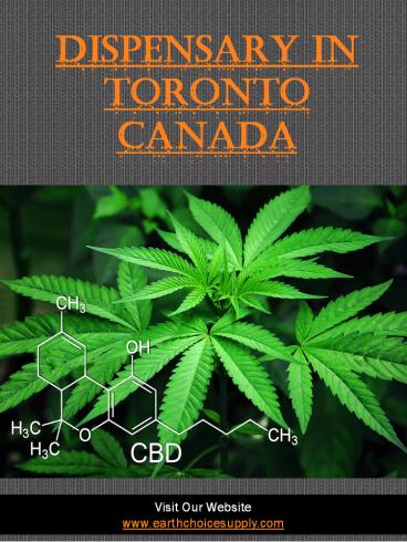 Dispensary In Toronto Canada