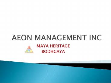 ((Aeon)) Management Inc - Chennai - Velachery
