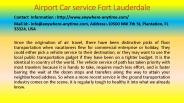 Airport Car service Fort Lauderdale