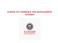 School of commerce and management studies at Sandip University PowerPoint PPT Presentation