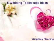 5 Wedding Table Scape Ideas - WingDing