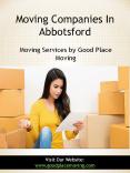 Moving Companies In Abbotsford PowerPoint PPT Presentation