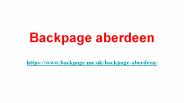 Backpage aberdeen best classified ads posting site !!