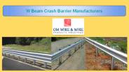 W Beam Highway Crash Barrier Manufacturers
