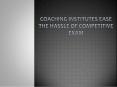 Ease the hassle of Competitive Exam PowerPoint PPT Presentation