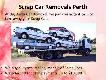 Scrap Car Removals Perth
