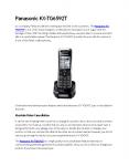 Panasonic KX-TG6592T - Wireless Handsets PowerPoint PPT Presentation