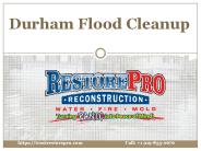 Durham Flood Cleanup & Restoration