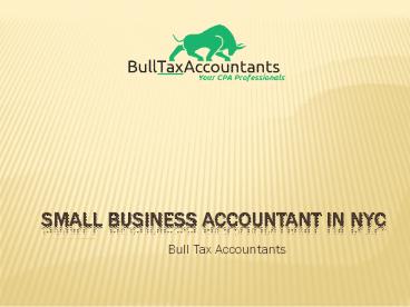 Small Business Accountant in NYC - bulltaxaccountants.com