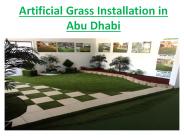 artificial grass fitting and installation