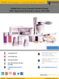Middle East Luxury Cosmetics Market Outlook  2025: Opportunity & Growth Analysis, 2017-2025