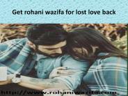 get rohani wazifa for lost love back