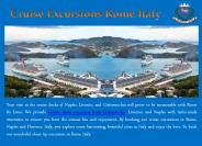 Cruise Excursions Rome Italy