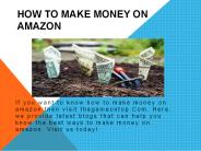 How to make money on Amazon