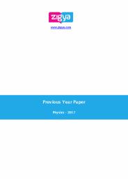 2017 NEET Physics Solved Paper