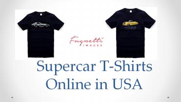 Supercar t-shirts online sale