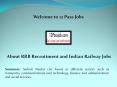 Indian railway jobs for 12th pass at 12passjob.com PowerPoint PPT Presentation