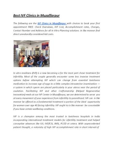 Best IVF Clinics in Muzaffarpur